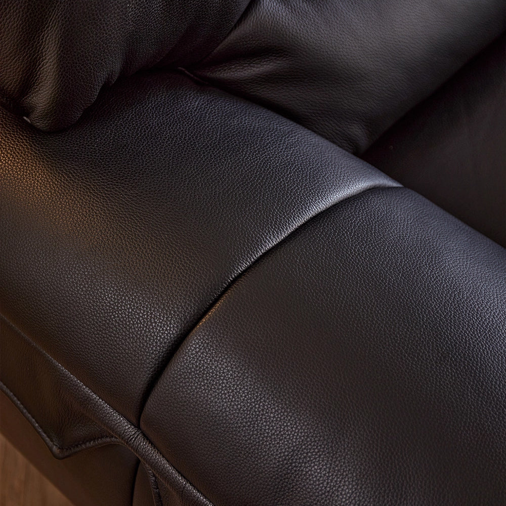 Ridhay Leather Sleeper Sofa