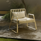 Mykonos Aluminum Outdoor Patio Conversation Set with Cushions