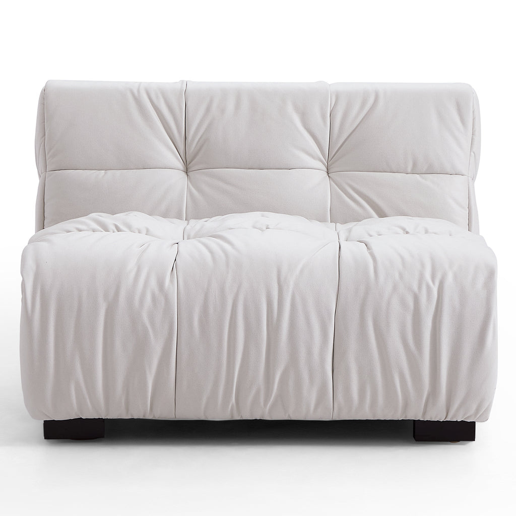 Boba Cream Leathaire Sectional Set