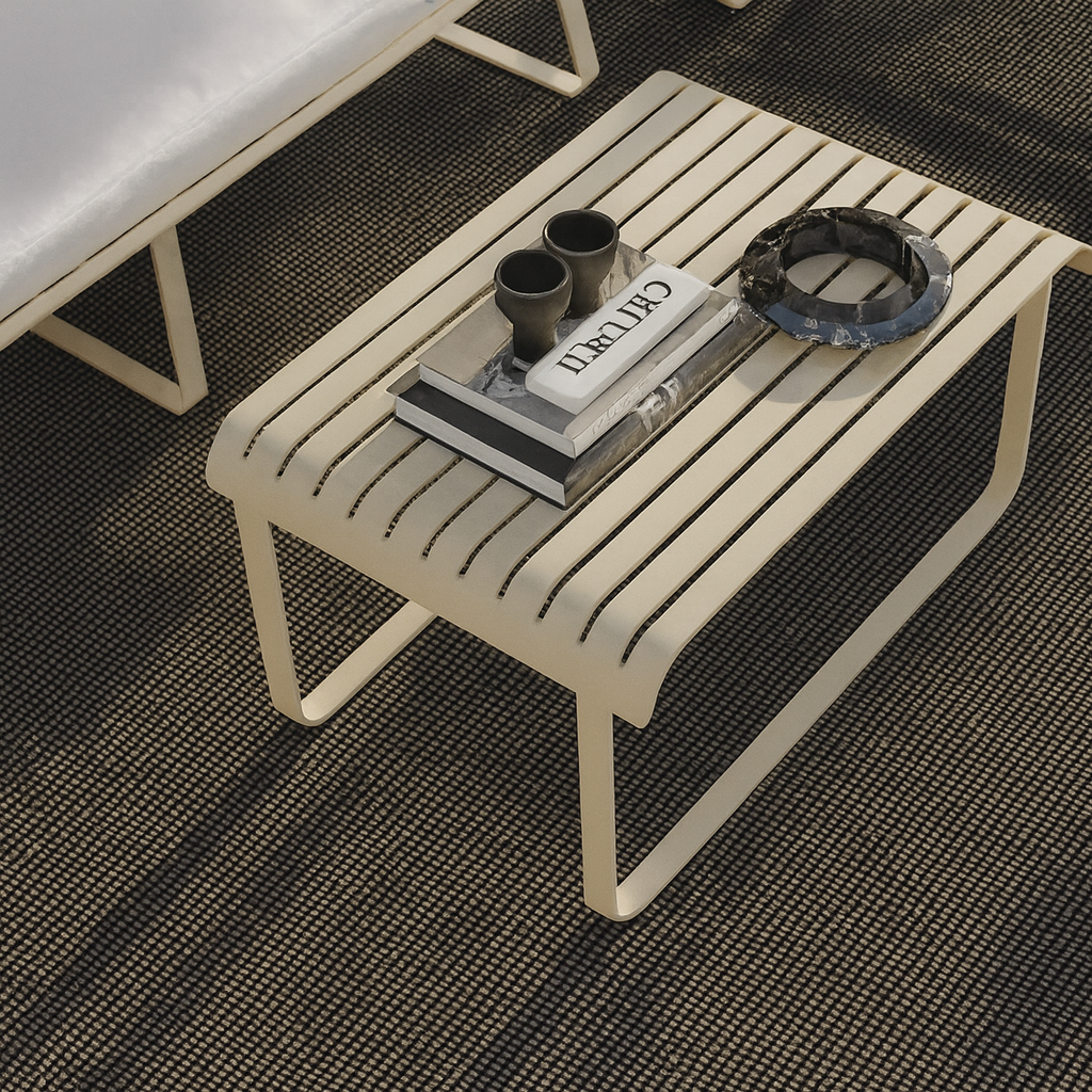 Mykonos Aluminum Outdoor Patio Conversation Set with Cushions