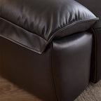 Ridhay Leather Sleeper Sofa