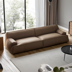 Deacon Modern Nubuck Leather Sofa
