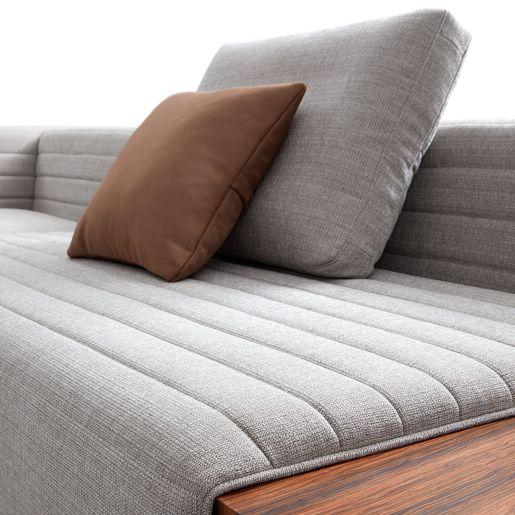 Brandy Channel Tufting Sectional with Coffee Table