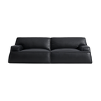 Deacon Minimalist Top Grain Leather Sofa