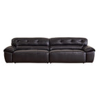 Ridhay Leather Sleeper Sofa