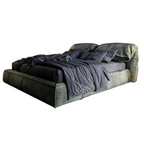 Pistachio Frosted Fabric Bed