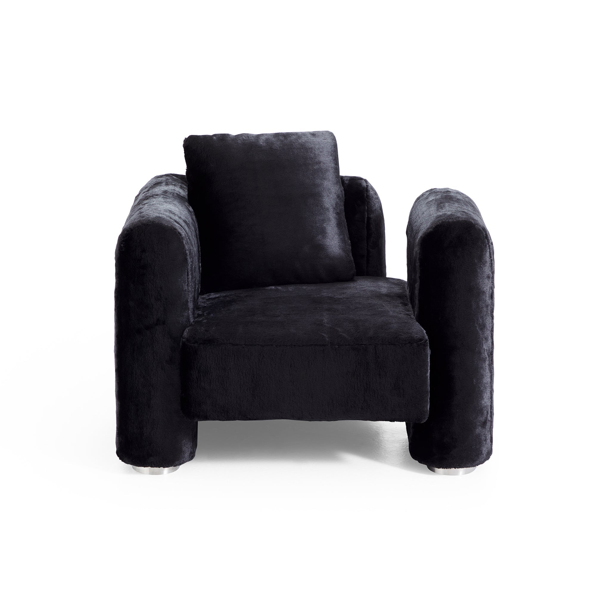 Obsidian Plush Accent Chair