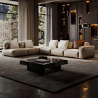 Sugar Cube Leather Sectional