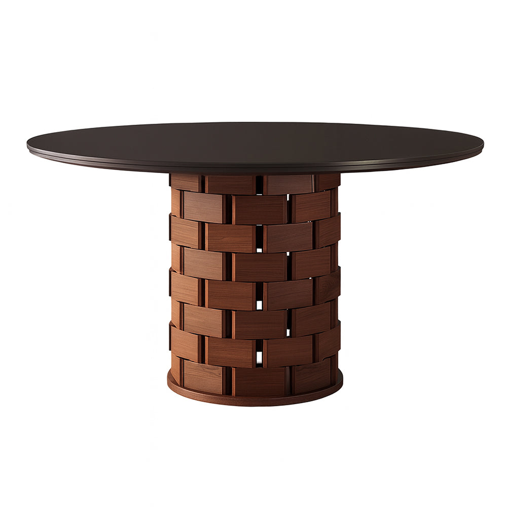 Grid Round Dining Table