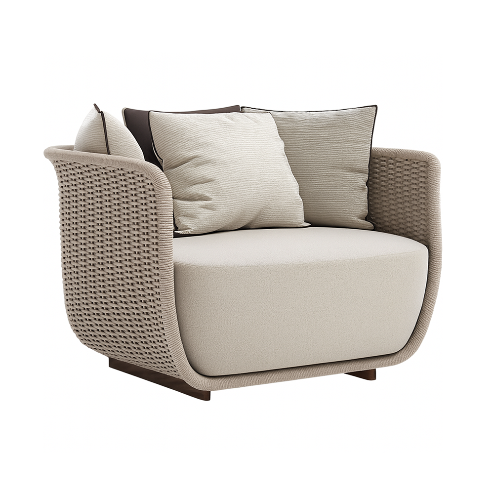 Laguna Outdoor Wicker Sofa Set with Cushions