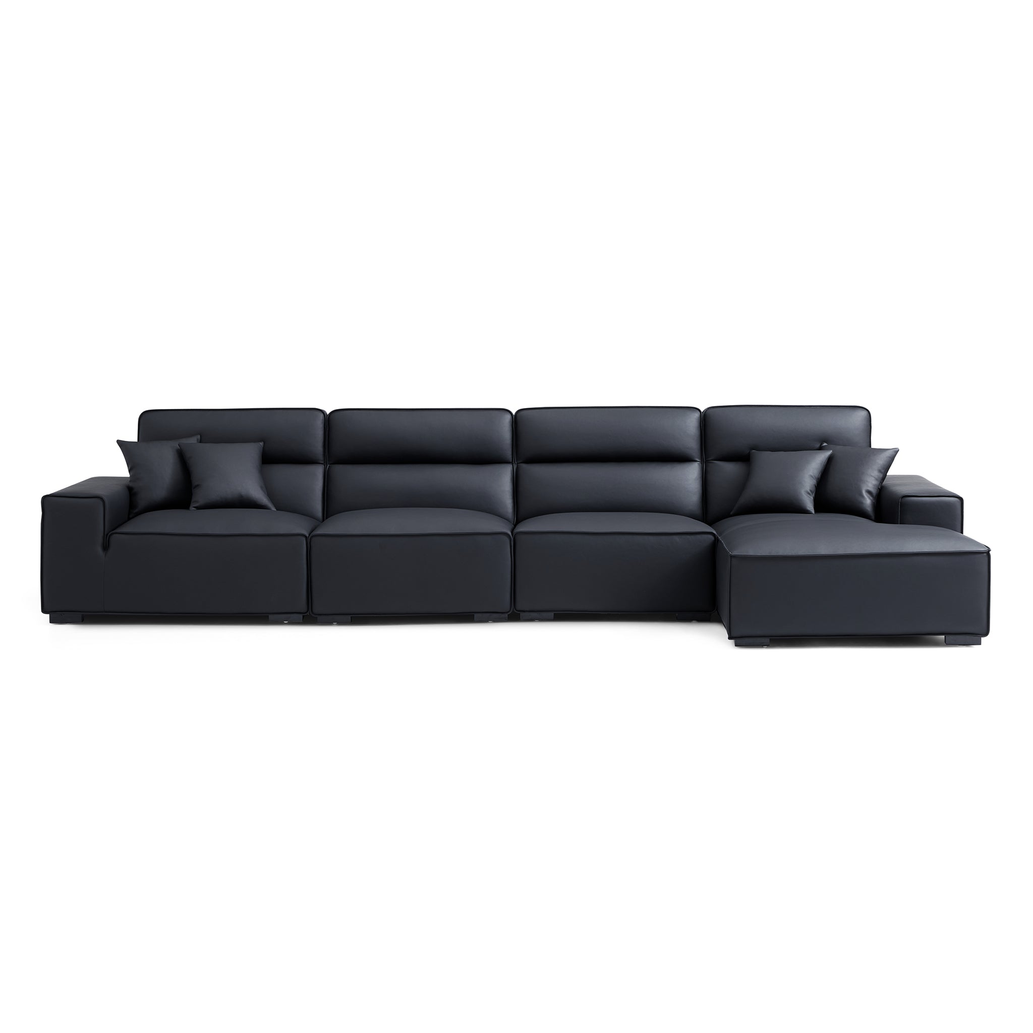 Domus High-Back Modular Leather Sectional