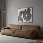 Deacon Modern Nubuck Leather Sofa