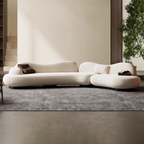 Velvet Curved Sectional Sofa