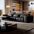 Aurelia Leather Power Recliner Sofa
