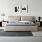 Pudding Leather Bed