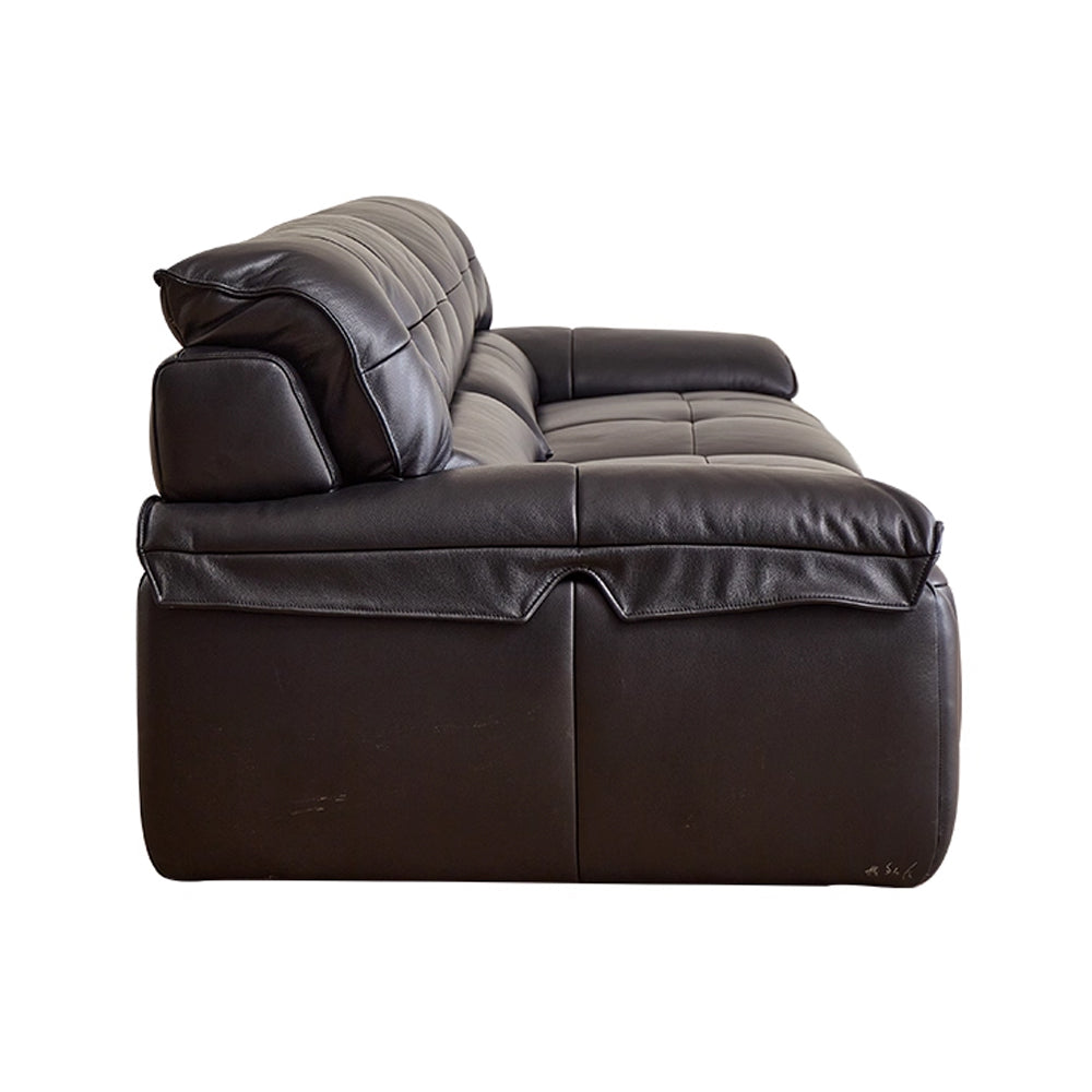 Ridhay Leather Sleeper Sofa
