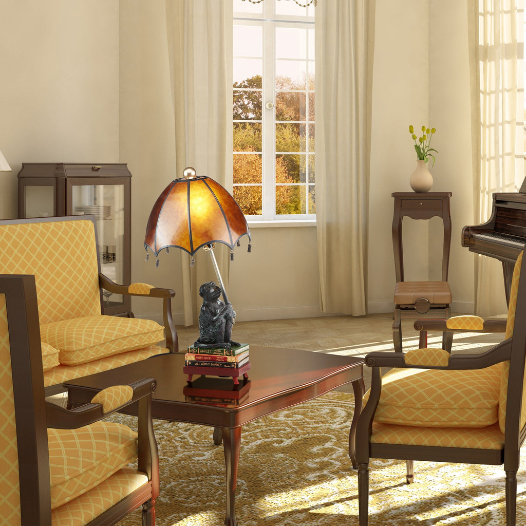 Lampe de table Singe Intellectuel 21,75 po (L 11 x l 11 x H 21,75 po)