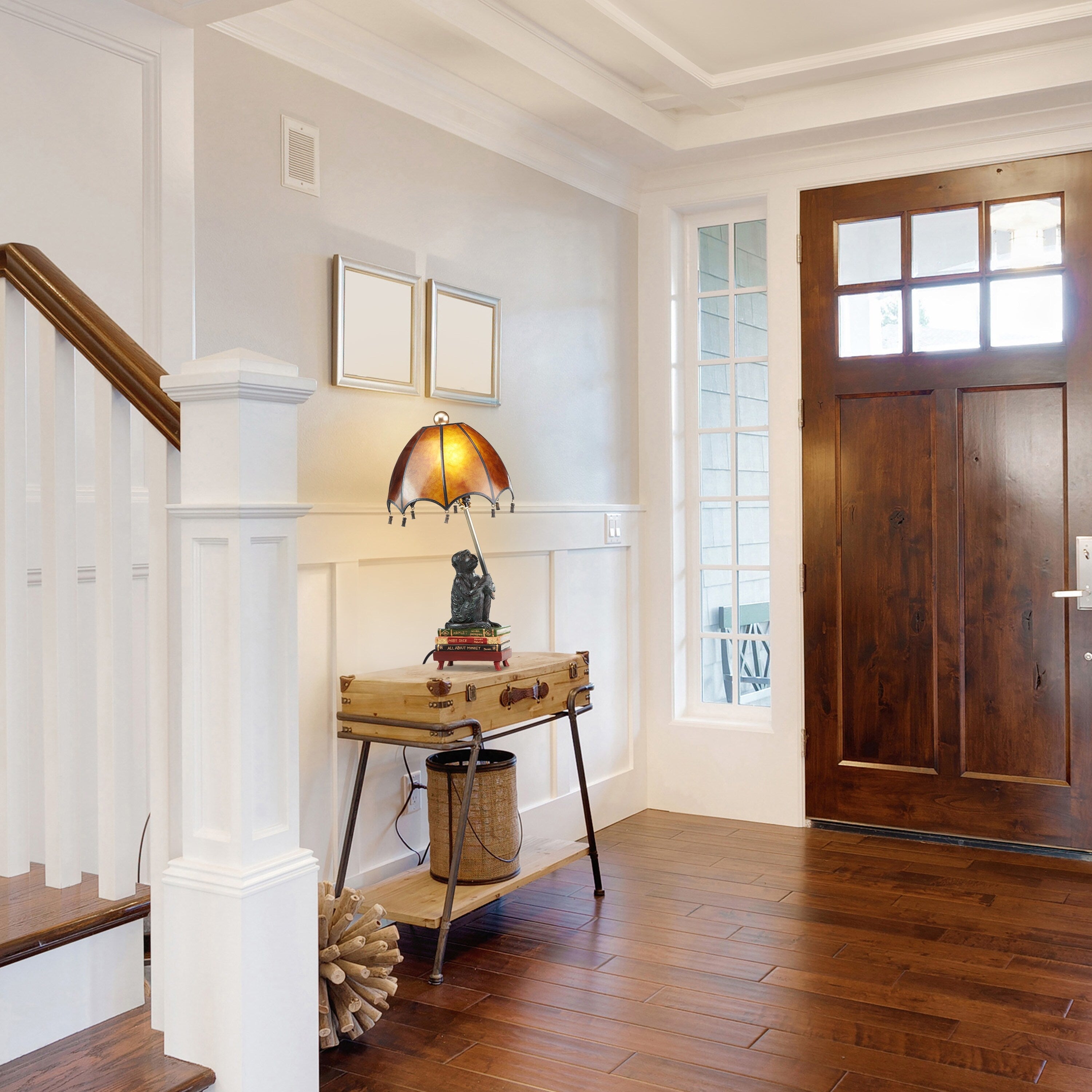 Lampe de table Singe Intellectuel 21,75 po (L 11 x l 11 x H 21,75 po)