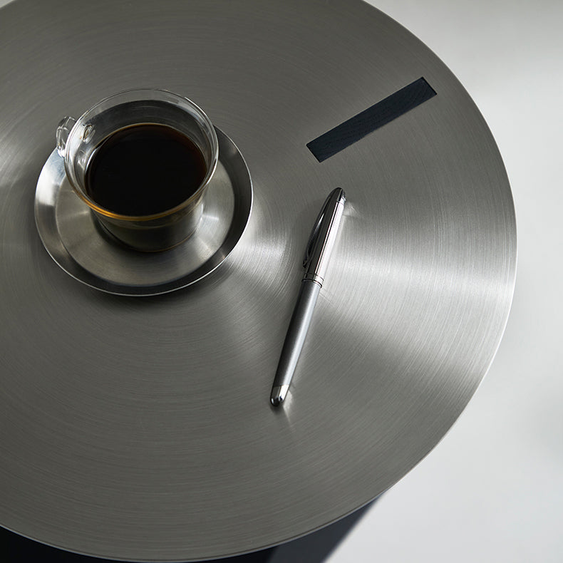 Sea Lion Stainless Steel Round Side Table