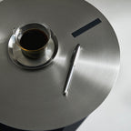 Sea Lion Stainless Steel Round Side Table