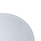 Miroir de salle de bain rond sans cadre de 22 po - Verre miroir - 22 po