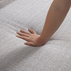 Brandy Channel Tufting Sectional with Coffee Table