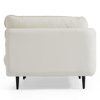 Vanilla Black Leather Sofa