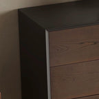 Napoli Dark Walnut Storage Sideboard Cabinet