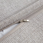 Brandy Channel Tufting Sectional with Coffee Table