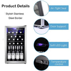 Mini réfrigérateur à vin/armoire pour 26 bouteilles - 44,5 x 49,5 x 79,1 cm