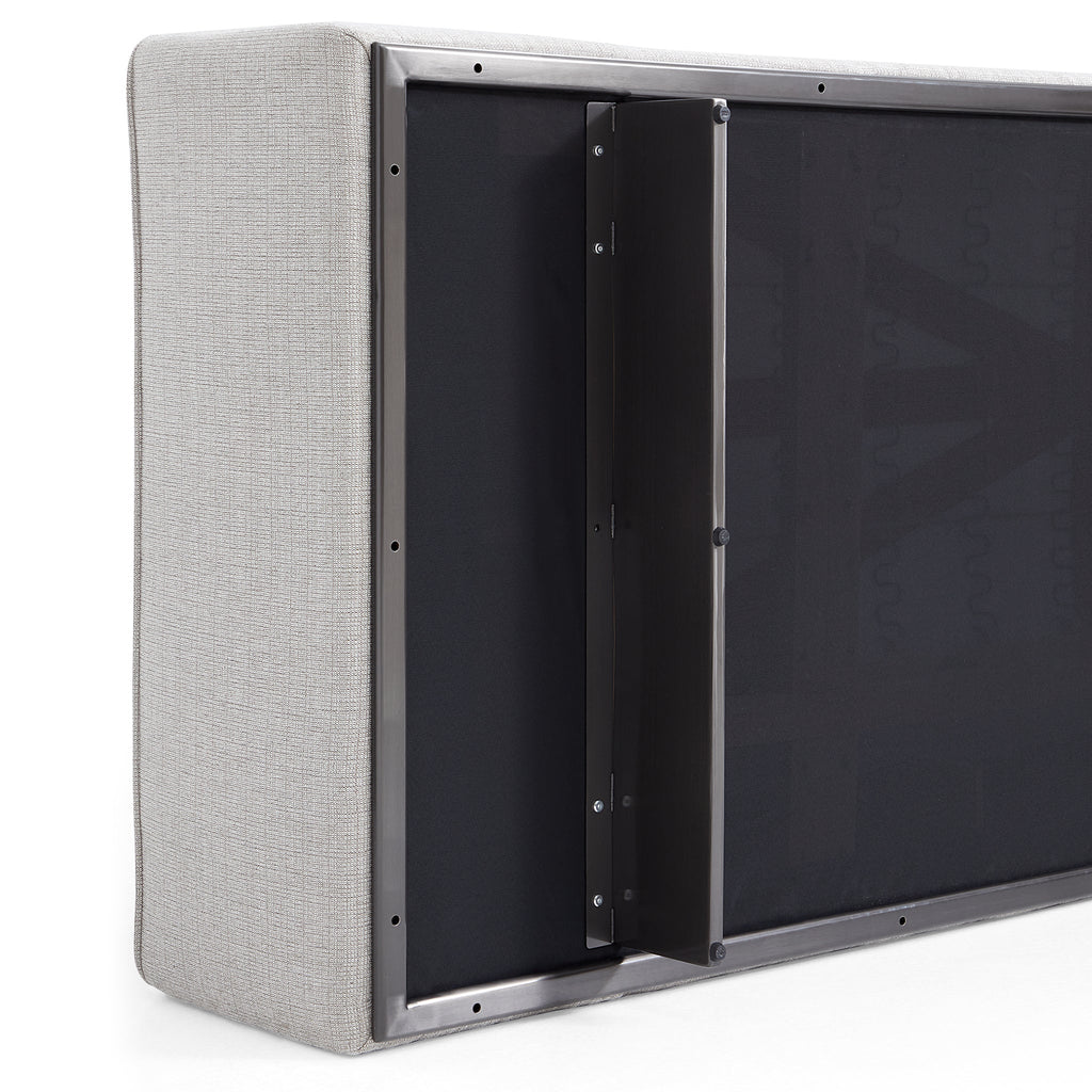 Brandy Channel Tufting Sectional with Coffee Table