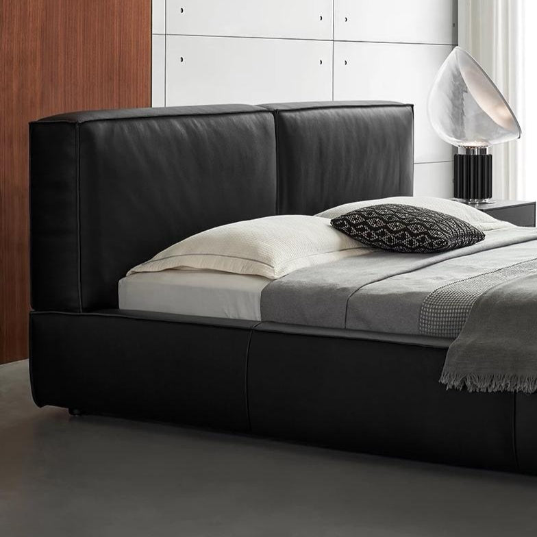 Pudding Leather Bed