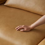 Amber Vintage Leather Sectional