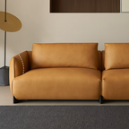 Amber Vintage Leather Sofa