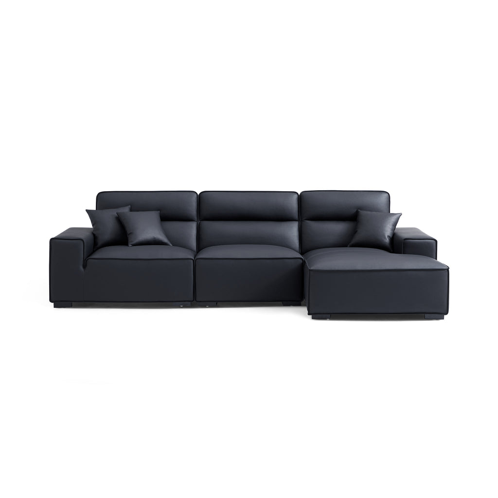 Domus High-Back Modular Leather Sectional