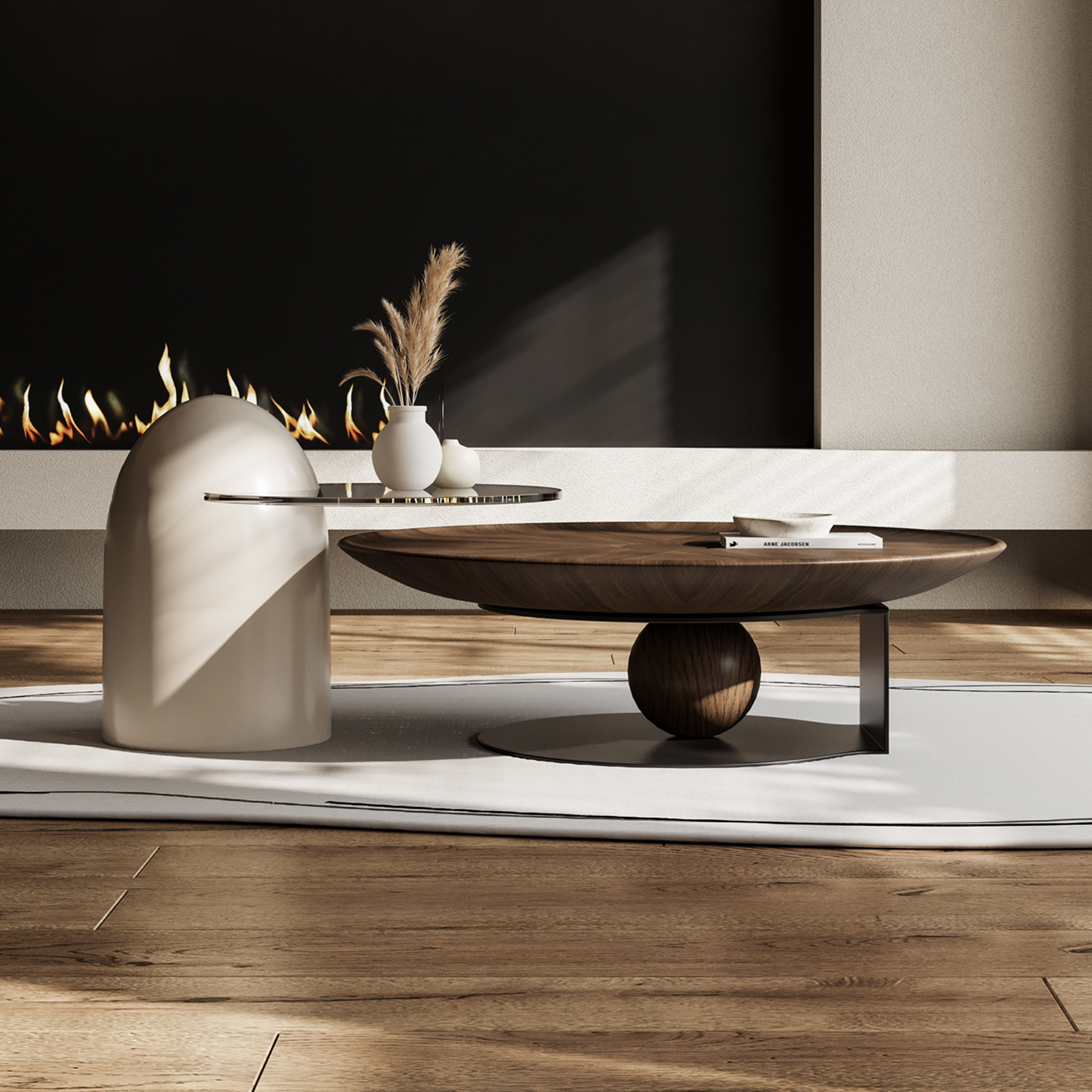 Sculpt Orb Balance Coffee Table Set