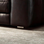 Blazer Black Leather Sofa