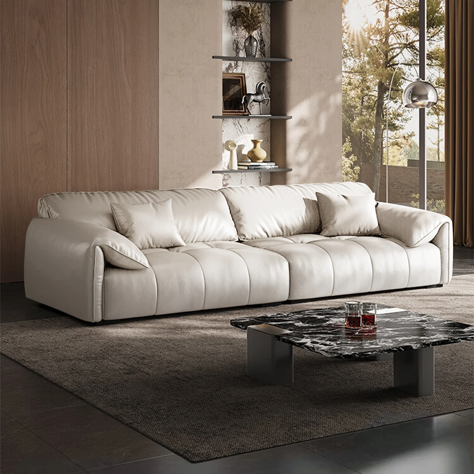 Anorea Contemporary Minimalist Sofa