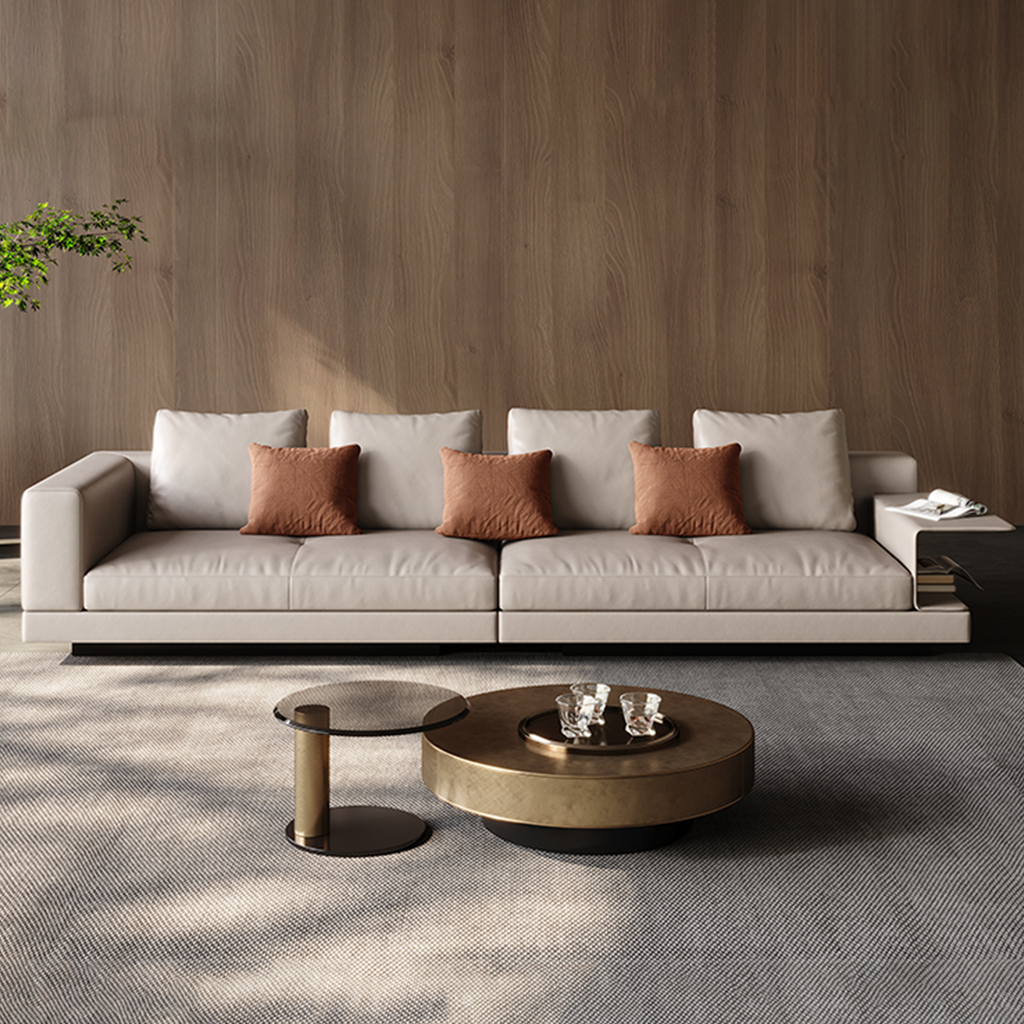 Connery Elevate Floating Leather Sofa