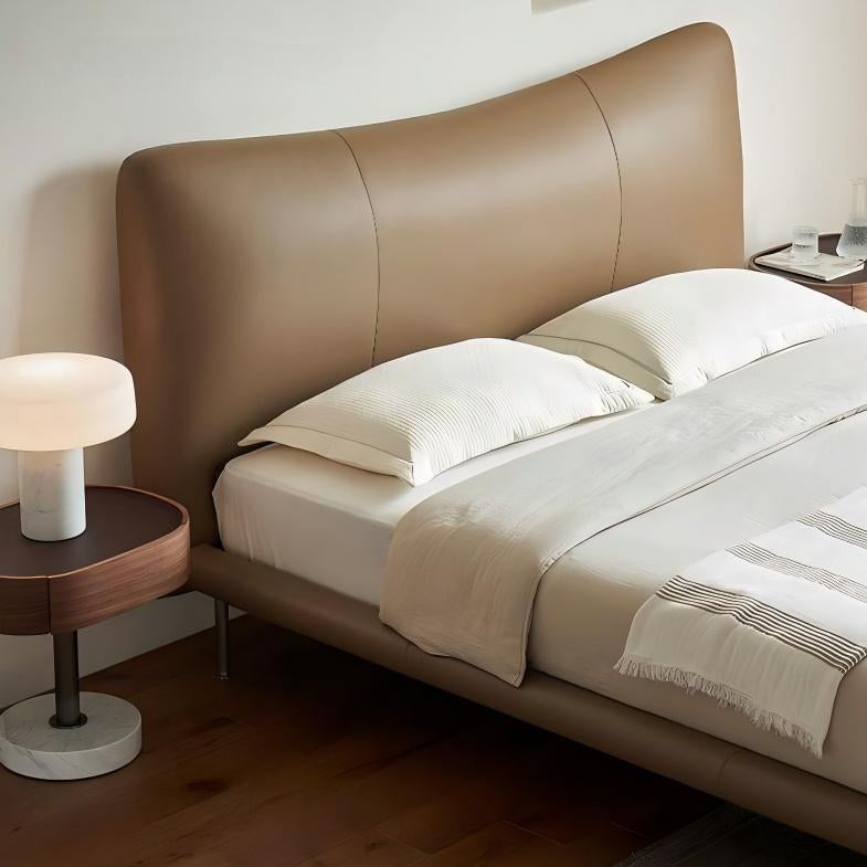 Choco Swirl Leather Bed