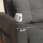 Canapé-lit 3 en 1 réglable, canapé-lit gigogne, convertible et pliable pour salon