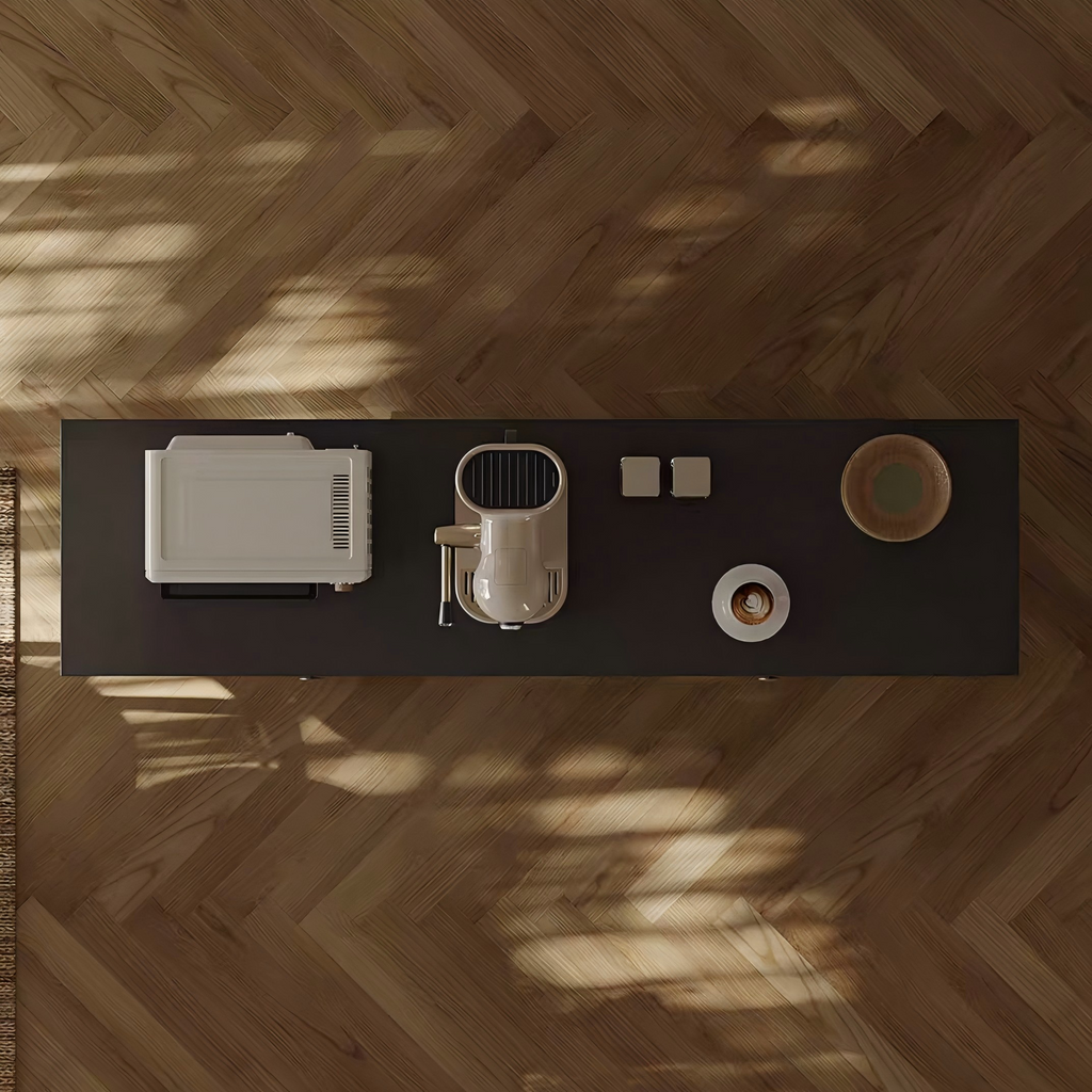 Napoli Dark Walnut Storage Sideboard Cabinet