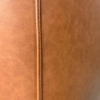 Cinnamon Leather Bed