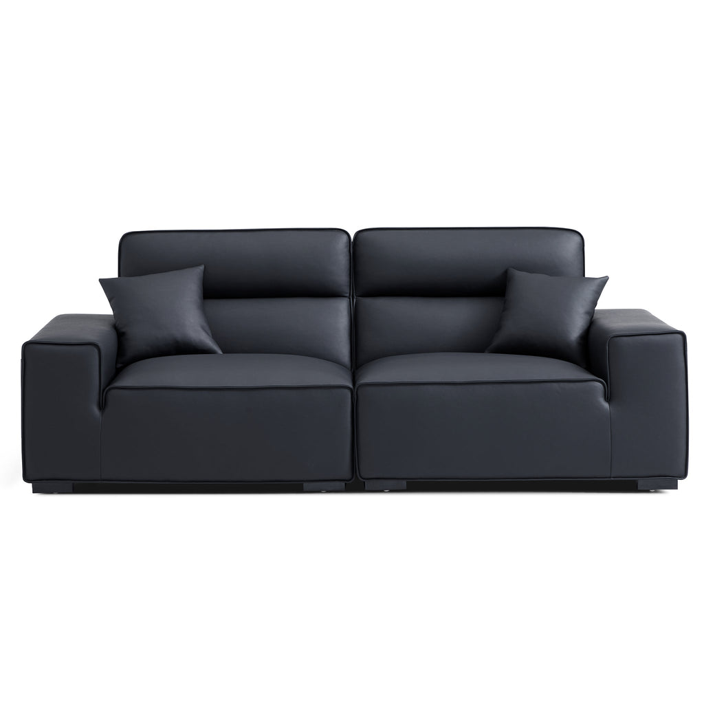 Domus High-Back Modular Leather Sofa