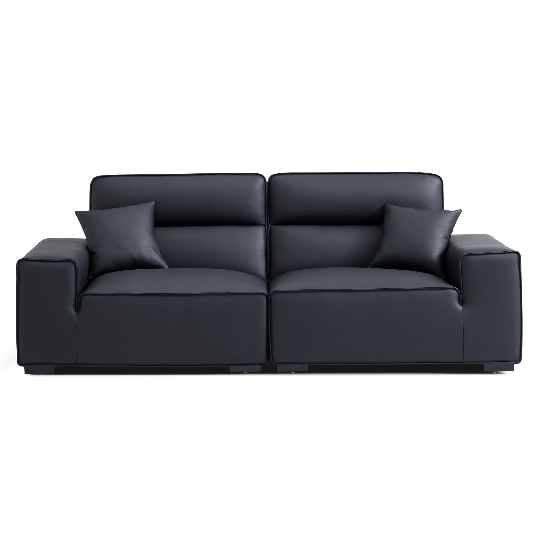 Domus High-Back Modular Leather Sofa