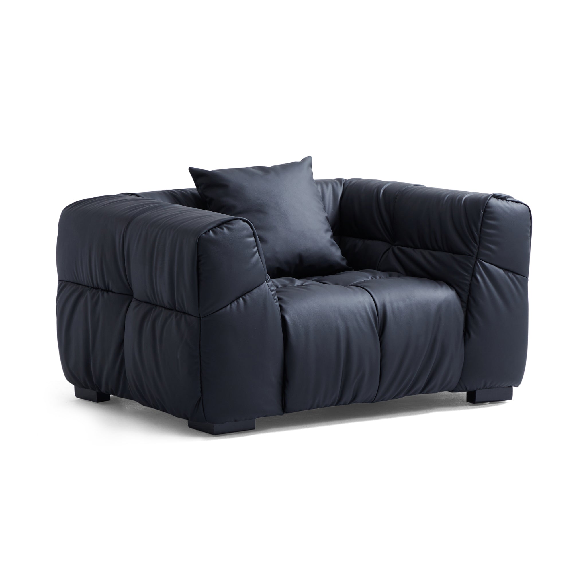 Boba Cream Leathaire Sectional Set