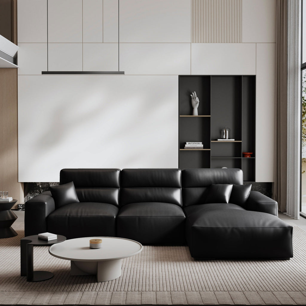 Domus High-Back Modular Leather Sectional