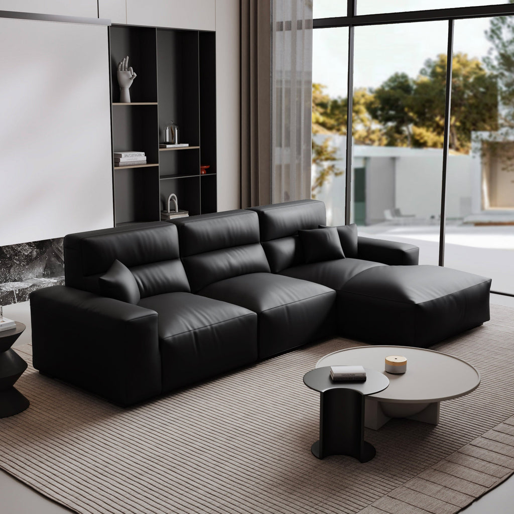 Domus High-Back Modular Leather Sectional