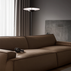 Deacon Modern Nubuck Leather Sofa