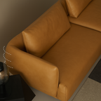 Amber Vintage Leather Sofa